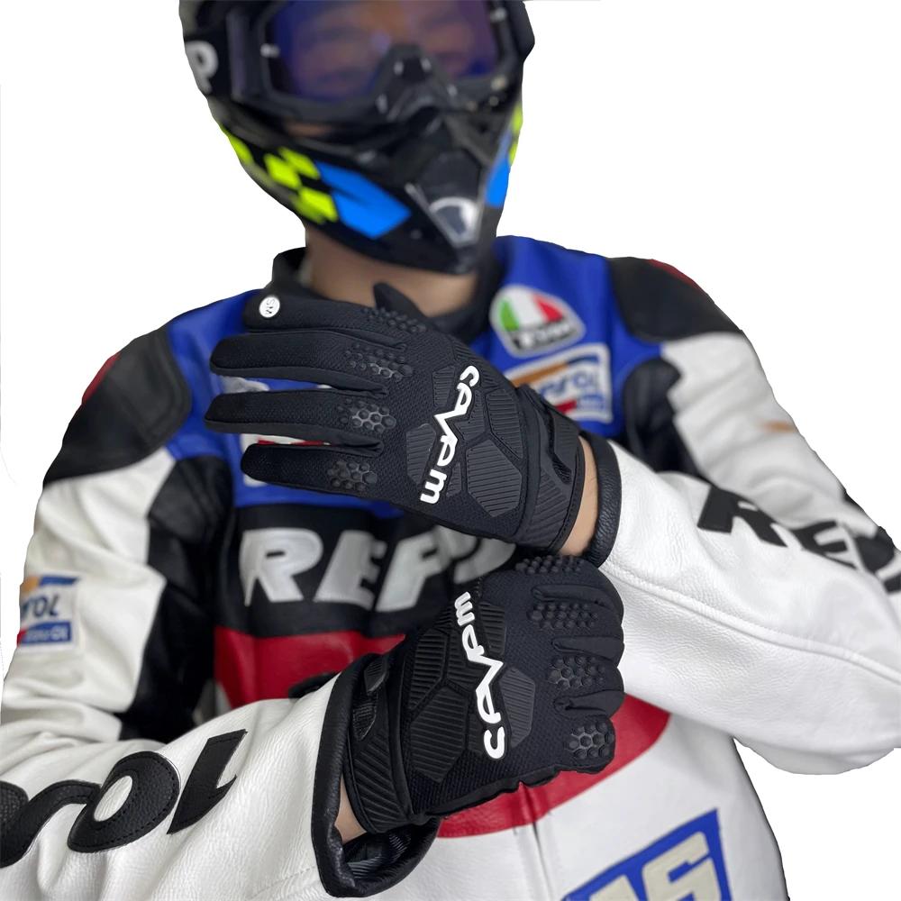 Sevem gants de moto pour adultes gants de course d'enduro de Motocross gants de vélo de route de des
