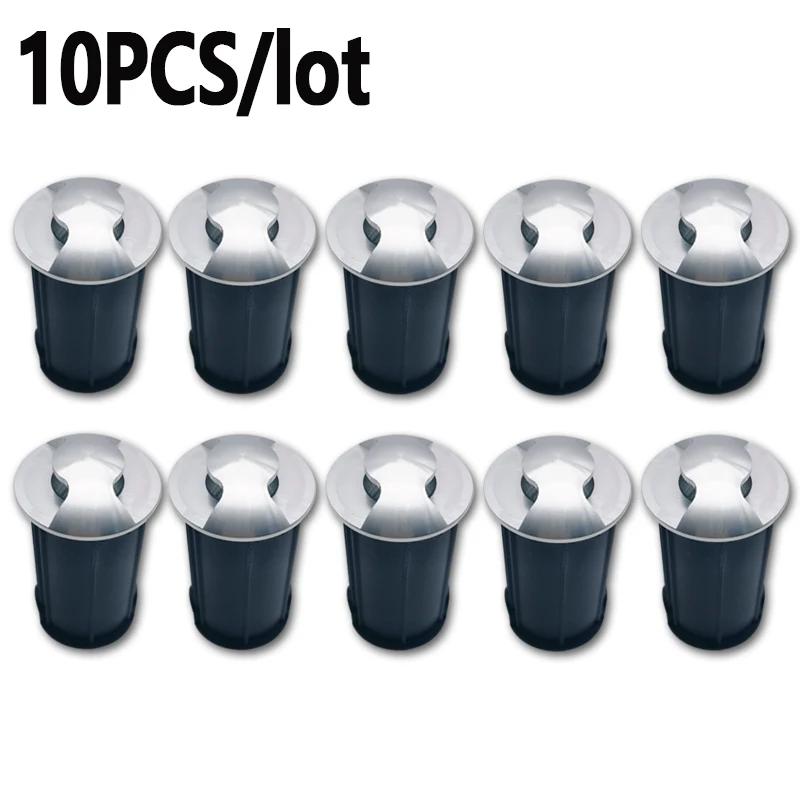 10 pièces LED lumière souterraine 5W 3W COB lampadaire extérieur sol Spot paysage jardin carré chemi