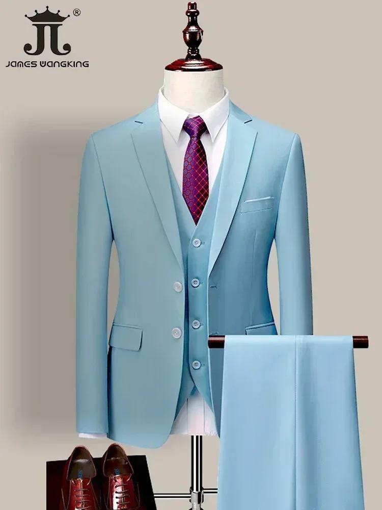 14 M-6XL de documents (Veste + Gla+ Pantalon) Marque haut de gamme pour hommes d'affaires formels tr