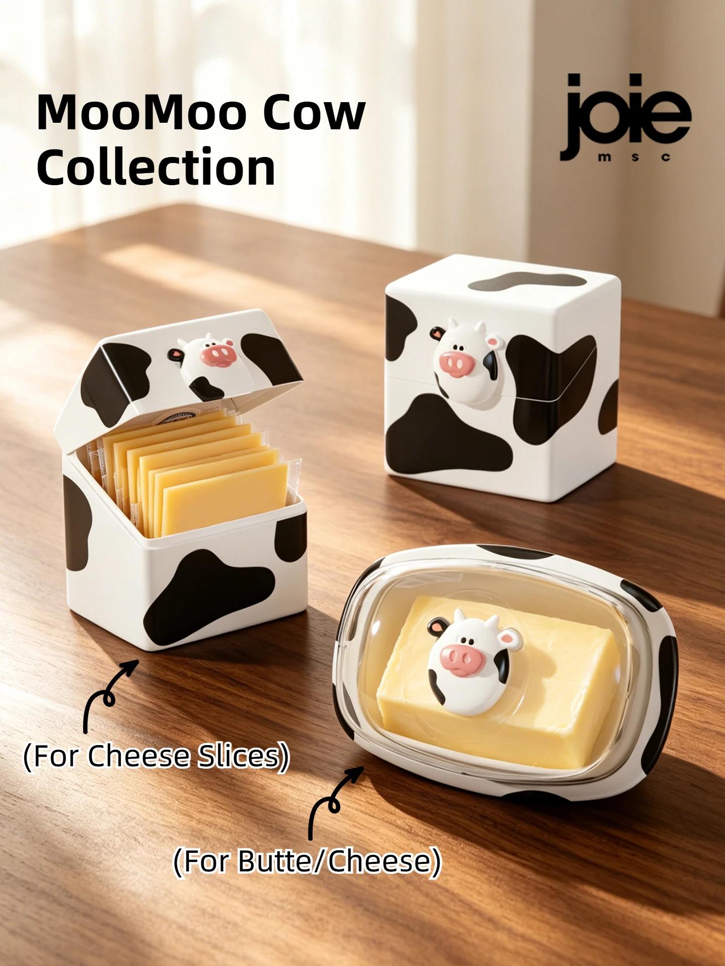 Joie MooMoo plat à beurre avec couvercle récipient à beurre boîte de rangement de beurre pour réfrig