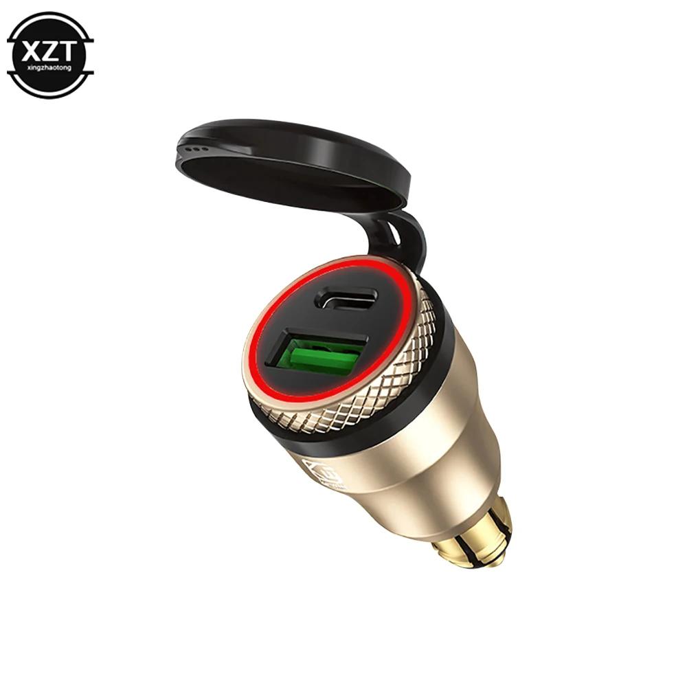Chargeur USB en aluminium 30W PD type-c QC 3.0, adaptateur de chargeur rapide étanche pour prise Hel