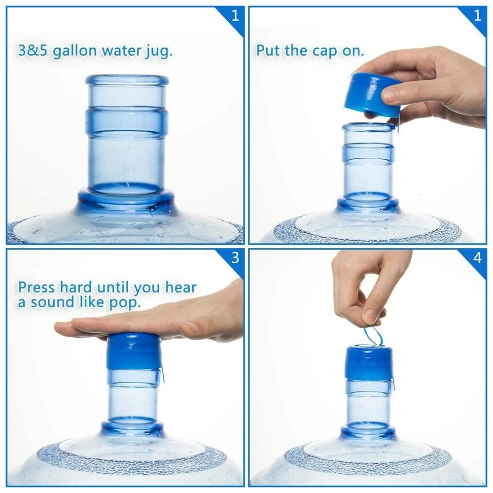 Bouchons de bouteilles anti-éclaboussures réutilisables pour distributeur d'eau, lot de 30 pièces