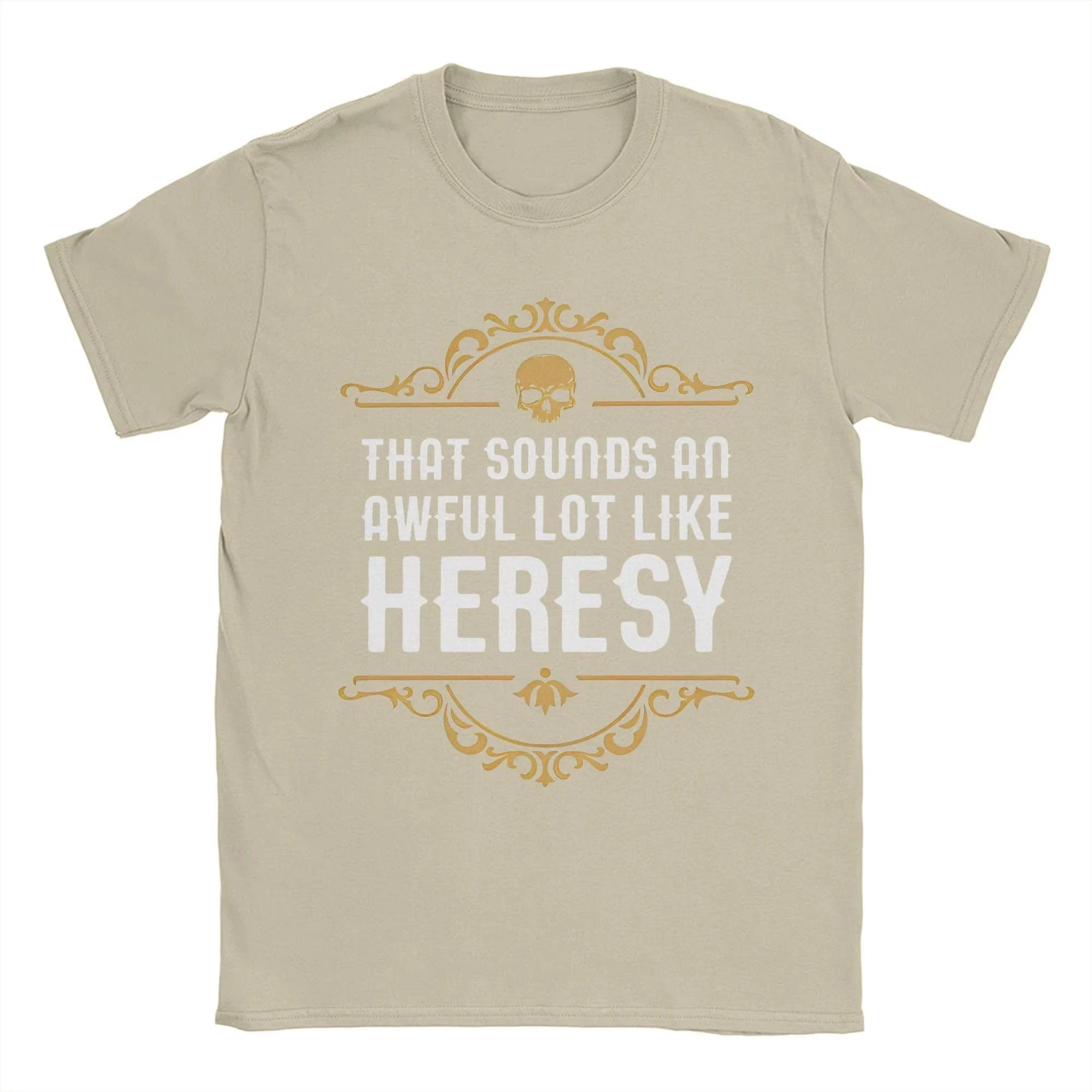 Vintage Heresy drôle Wargaming w-wahammer 40k T-Shirts femmes col rond coton T-Shirts à manches cour