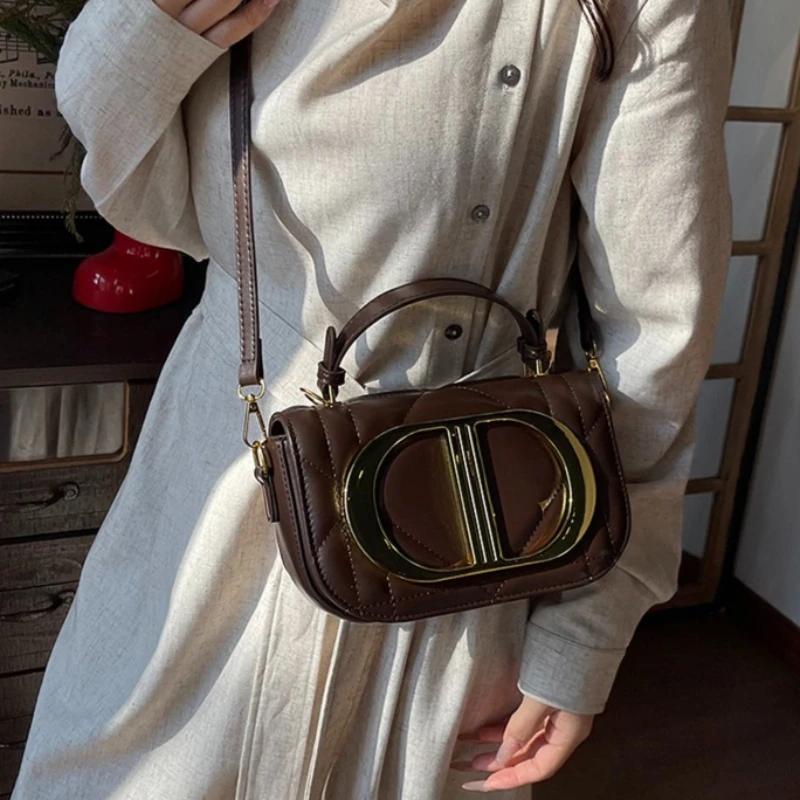 Sac à main en cuir classique élégant de luxe de créateur célèbre pour femmes, sac à bandoulière, sac