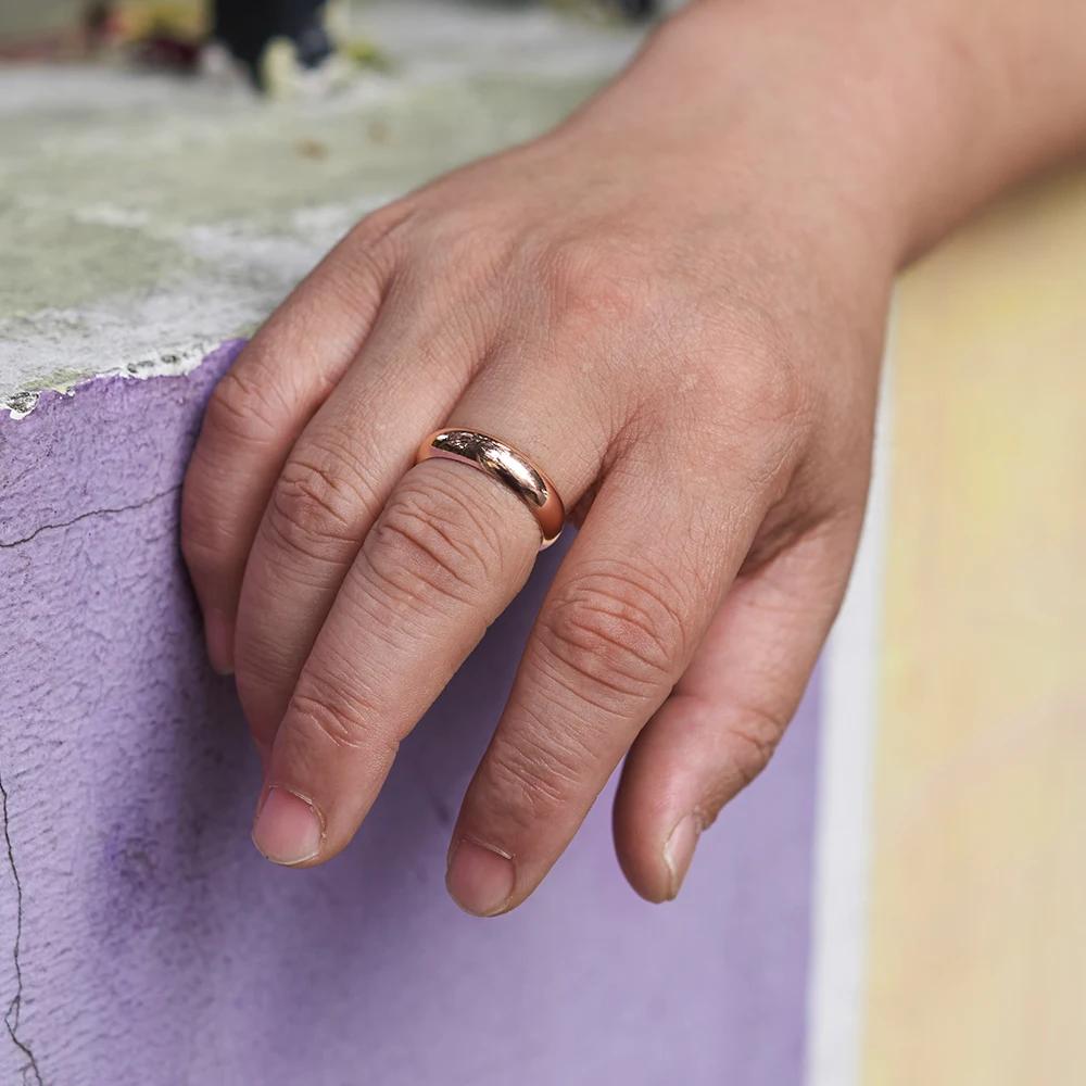 Anneaux magnétiques en cuivre pur Vinterly pour femmes et hommes, 6mm, énergie de santé, manchette o