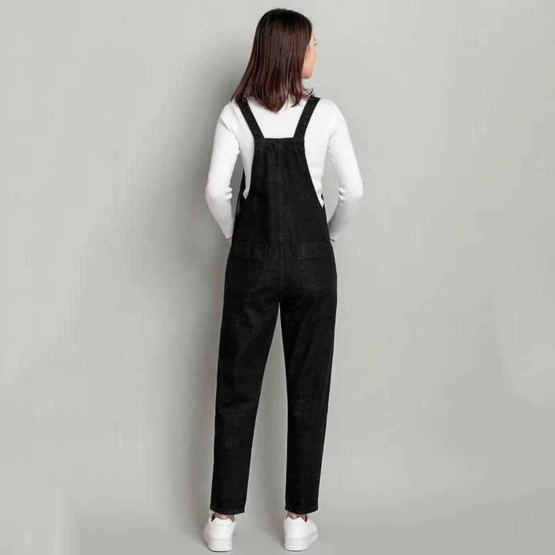 Denim vêtements de maternité ample décontracté femme femmes pantalon jarretelles combinaisons salope