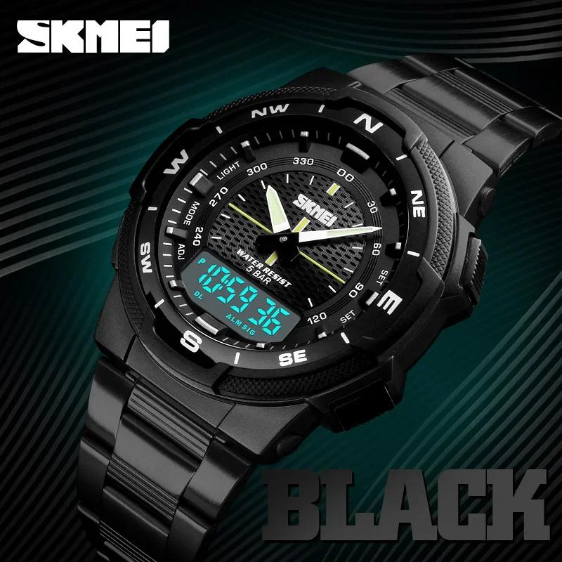 SKMEI 1370 luxe entièrement en acier affaires montre étanche Relogio Masculino montre hommes mode Sp