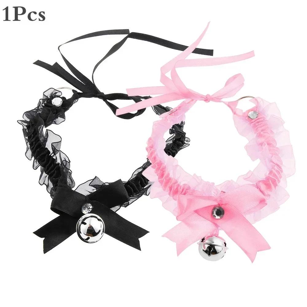 Collier esthétique en dentelle pour femmes, ras du cou avec nœud papillon, mignon, gothique, Simple,