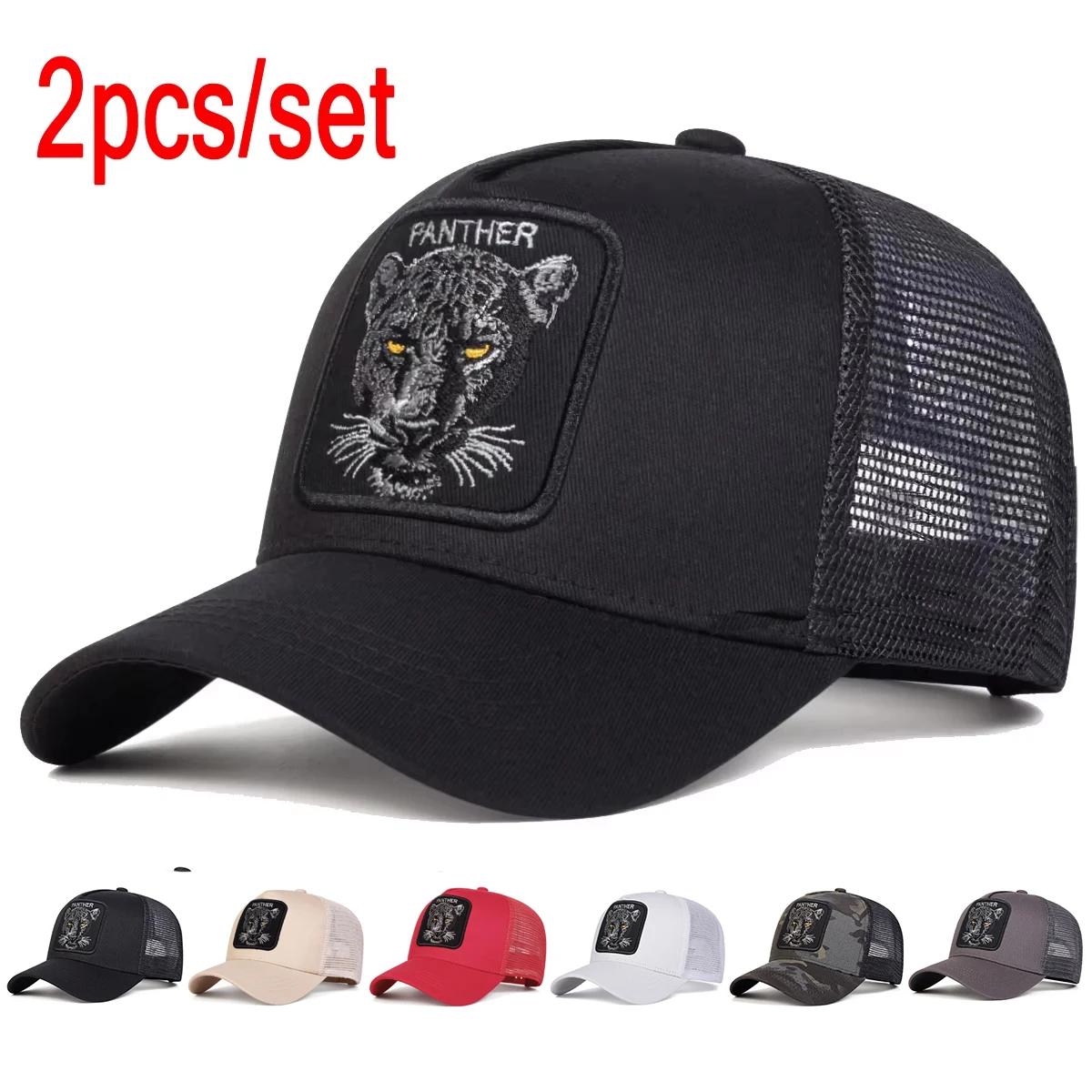 Casquettes de Baseball unisexes avec broderie PANTHER, chapeaux décontractés réglables pour l'extéri