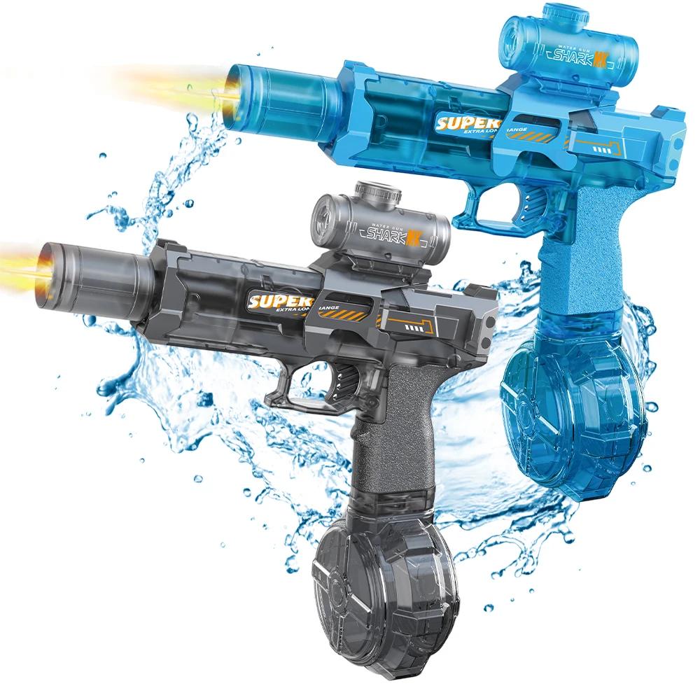 HUIQIBAO pistolet à eau à impulsion électrique capteur de flamme simulé lumière entièrement automati