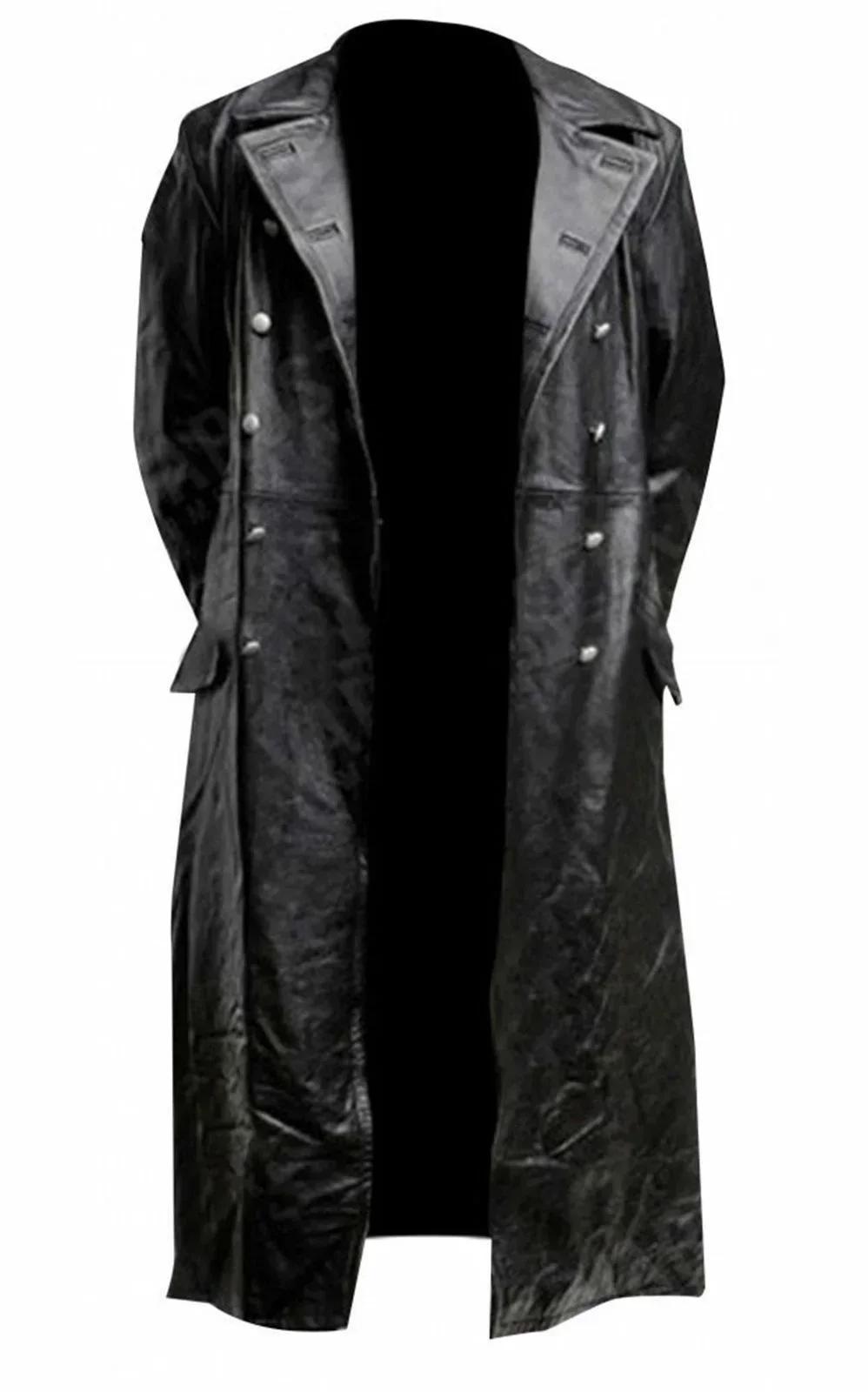 Manteau d'officier militaire classique allemand de la seconde guerre mondiale pour hommes, manteau d