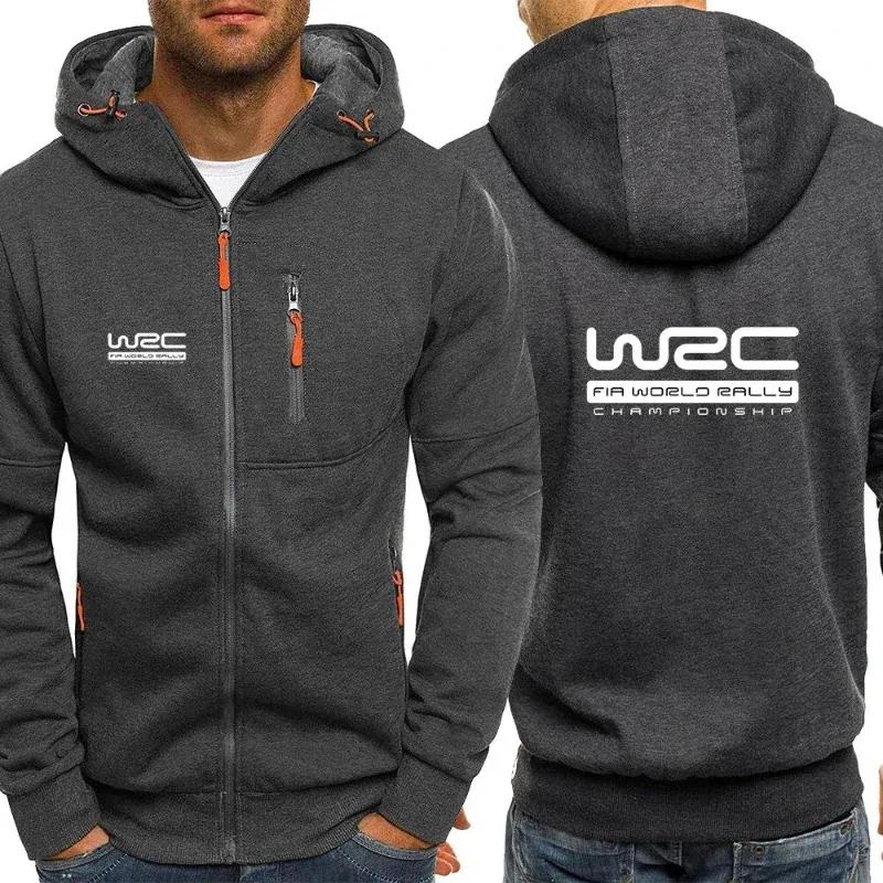 Nouveau printemps automne hommes championnat du monde des rallyes WRC Logo impression mode à capuche