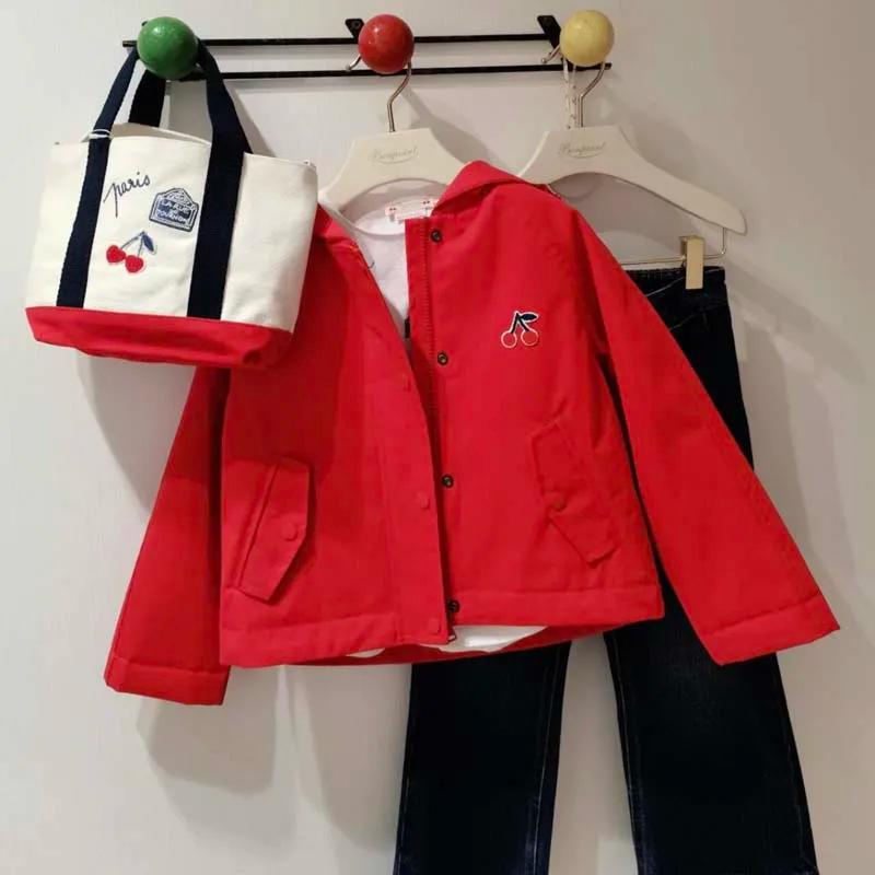 En Stock 2025 automne hiver BP filles manteau garçon veste à capuche enfants pull pour filles Denim 