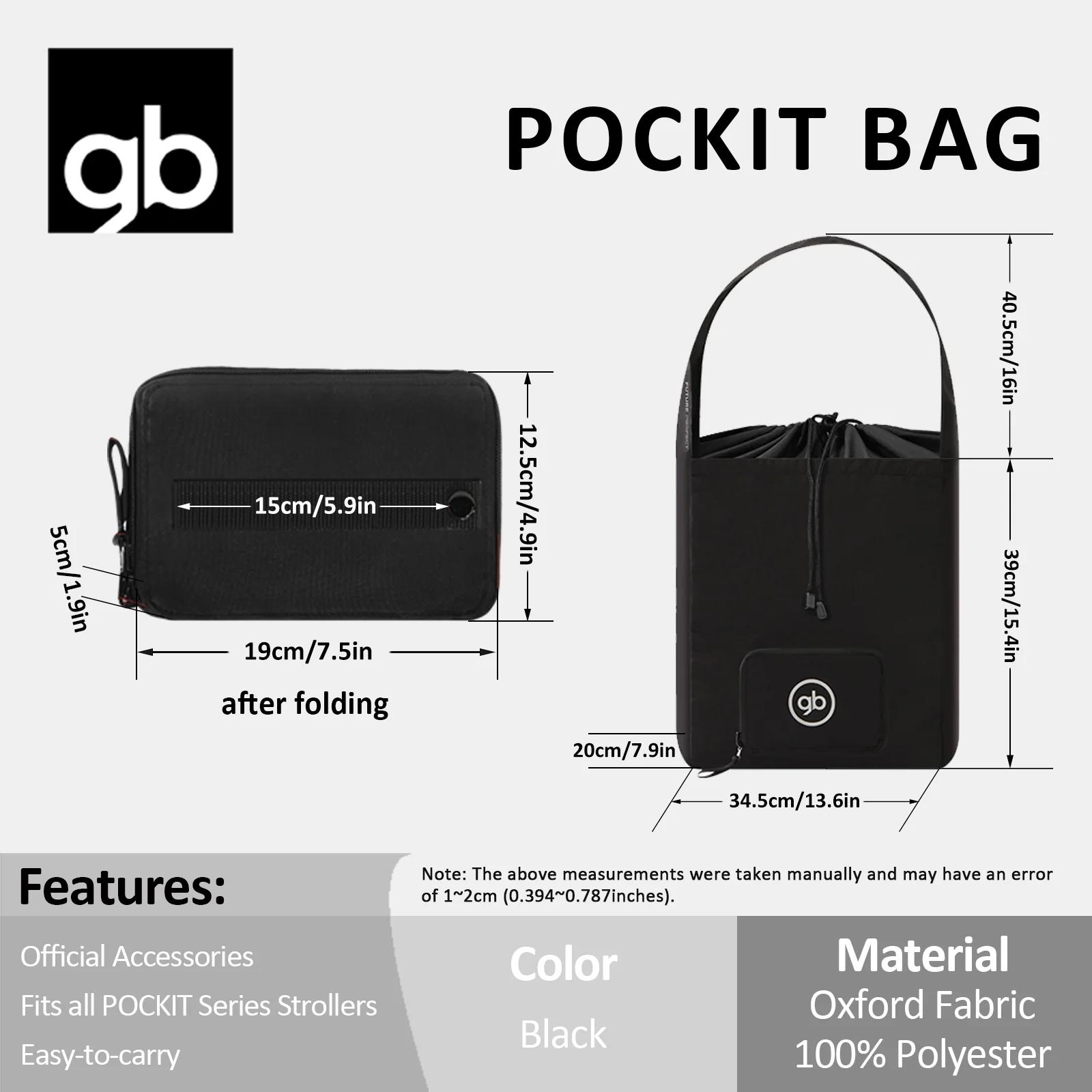 Sac gb Pockit, pour gb Pockit3H, Pockit + tout-Terrain/Air, conception à large bandoulière, léger et