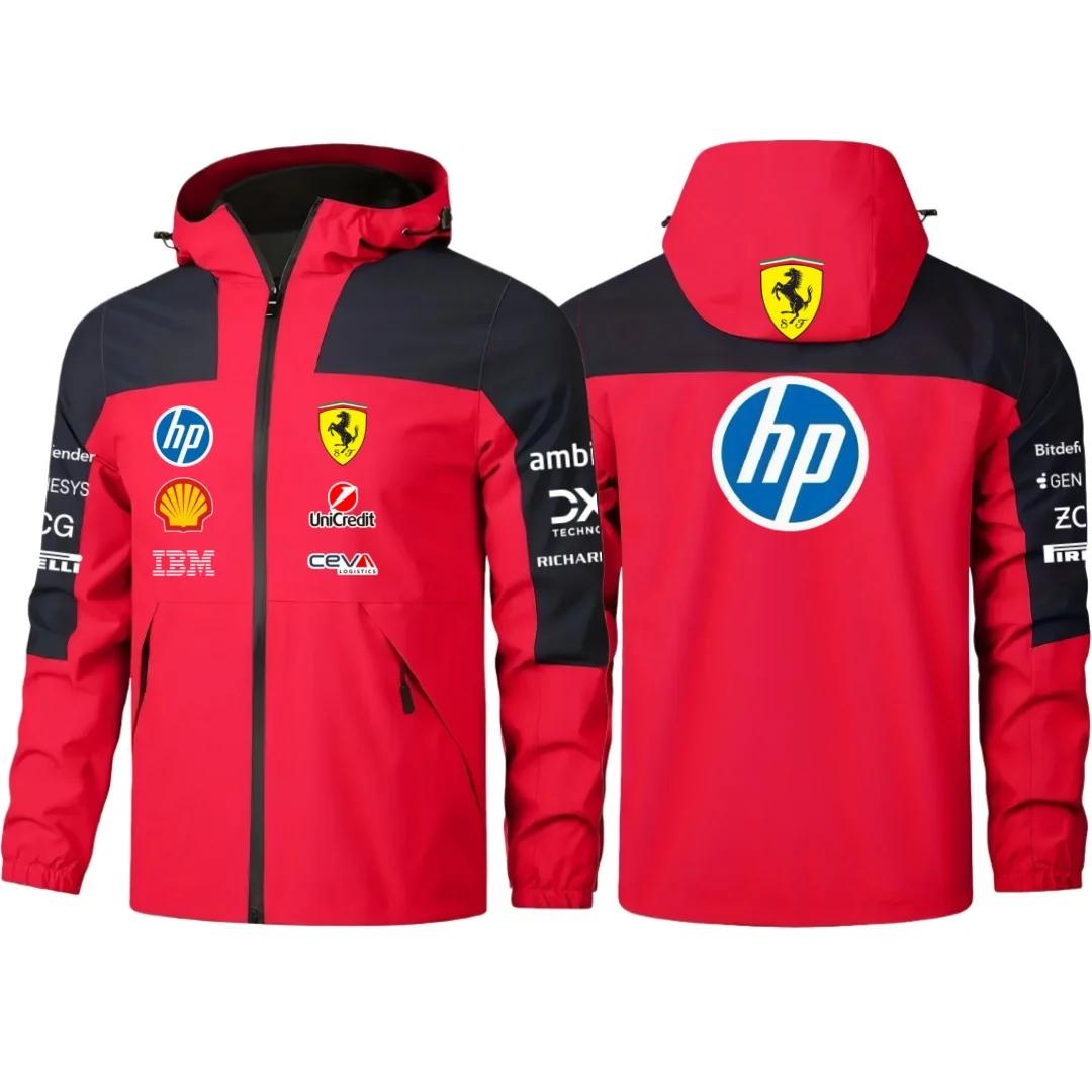 Veste de pilote de Formule 1 Ferrari 2026, numéro 16 Leclerc, numéro 44 Hamilton, même veste avec nu