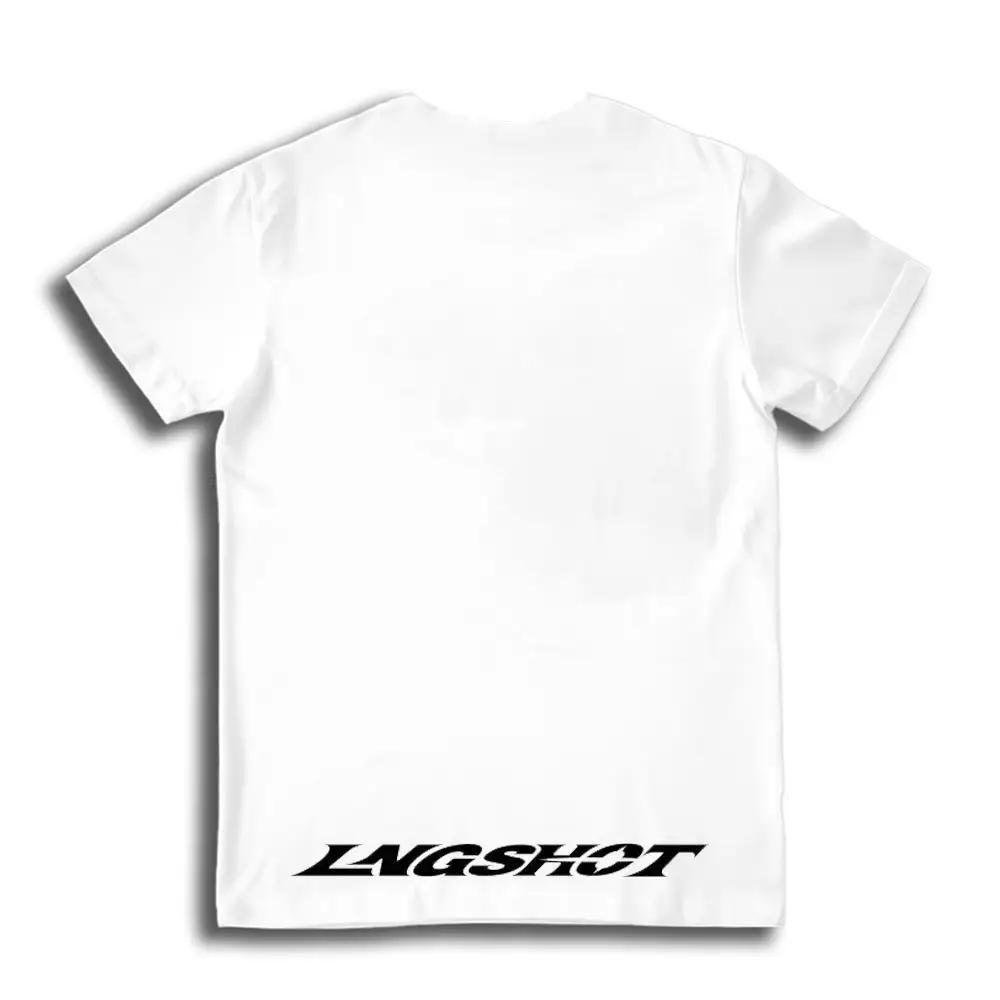Nouveau T-shirt LNGSHOT Kpop Jay Park 2026 – Style Urbain Estival, Manches Courtes, Tendance Hip Hop