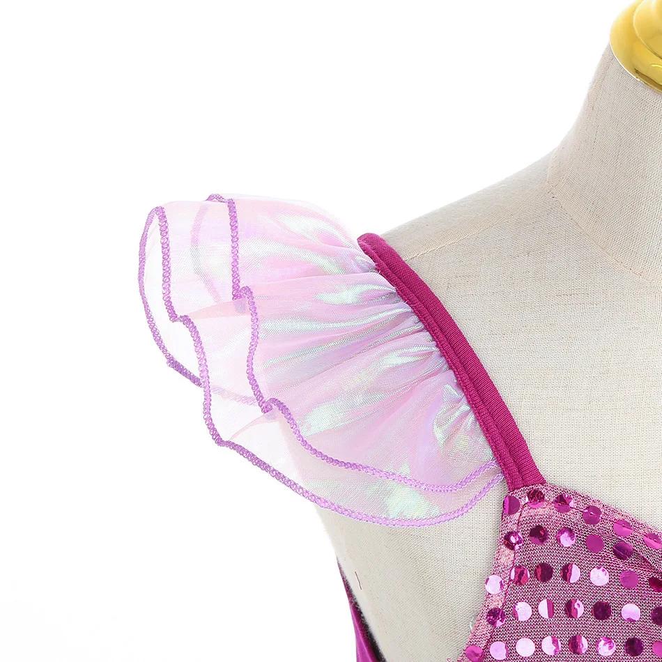 Filles Cosplay Disney petite sirène Ariel bal princesse Costumes enfants été tenue décontractée Hall