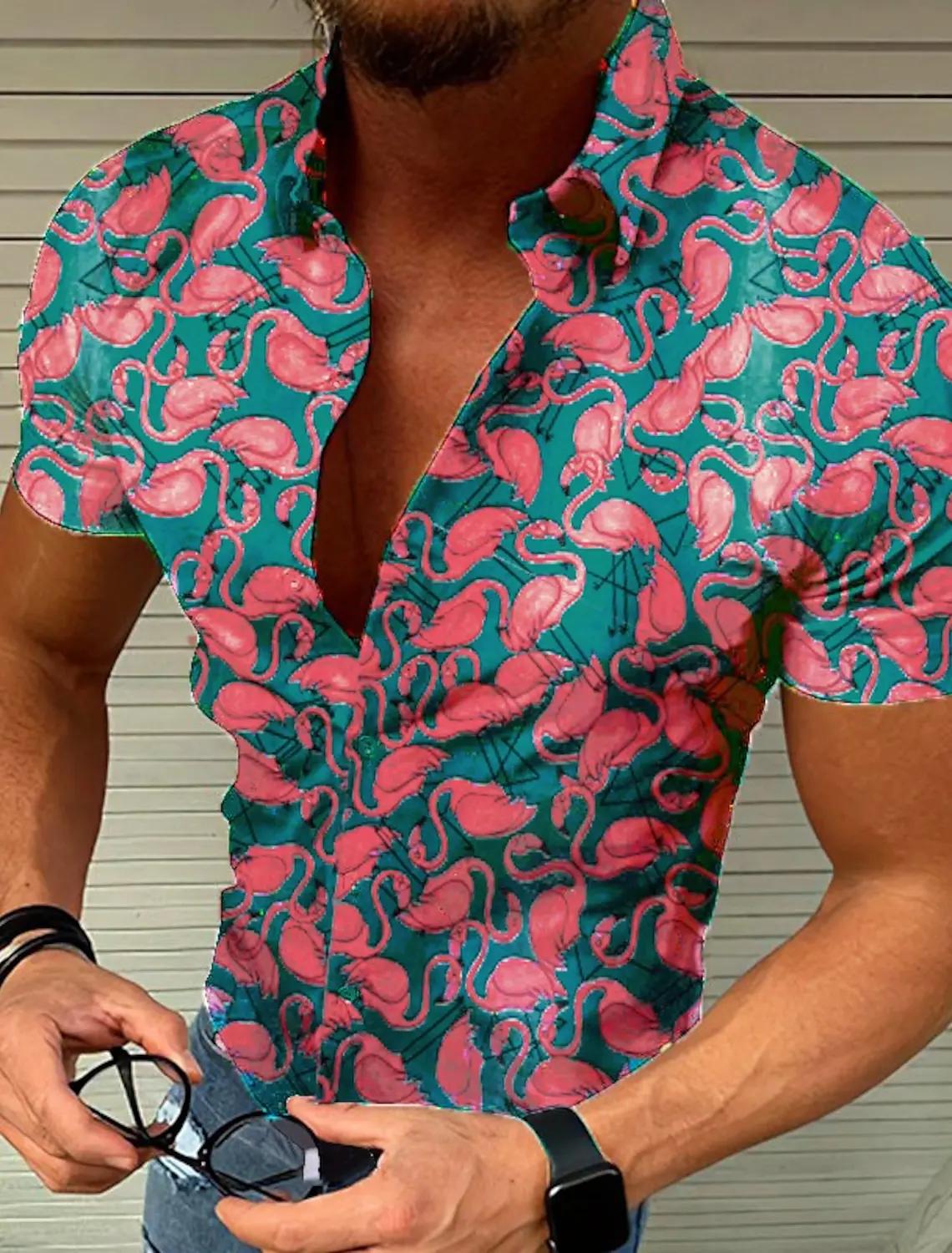 Chemise à Manches Courtes pour Homme, Vêtement d'Extérieur Décontracté, de Styliste, Harajuku