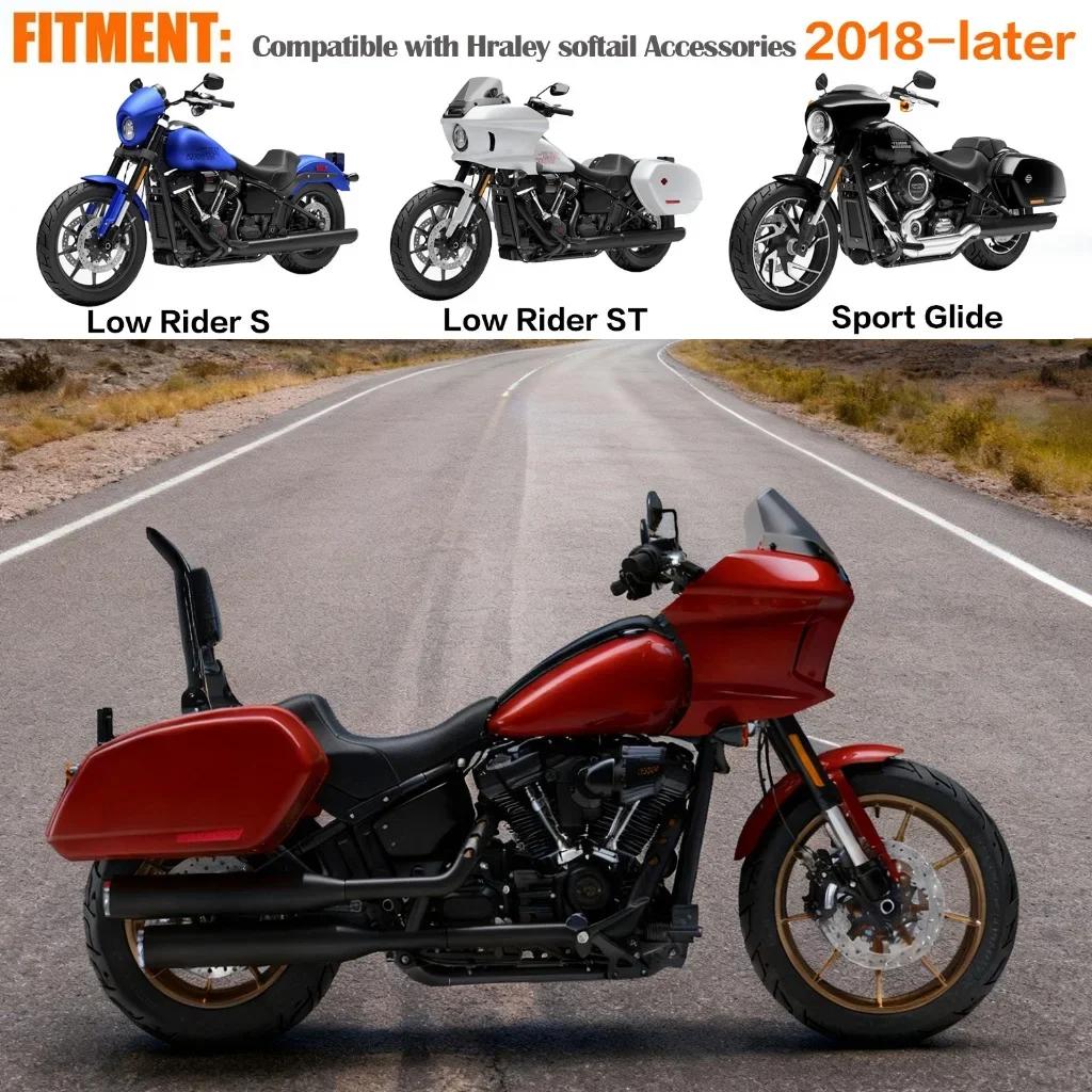 Barre de dossier arrière de moto pour Harley Softail Sport Glide FLSB Low Rider ST FXLRST 117 FXRST 