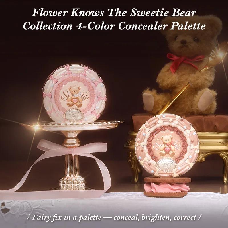 [NOUVEAU] Palette de correcteurs 4 couleurs Flower Knows The Sweetie Bear Collection