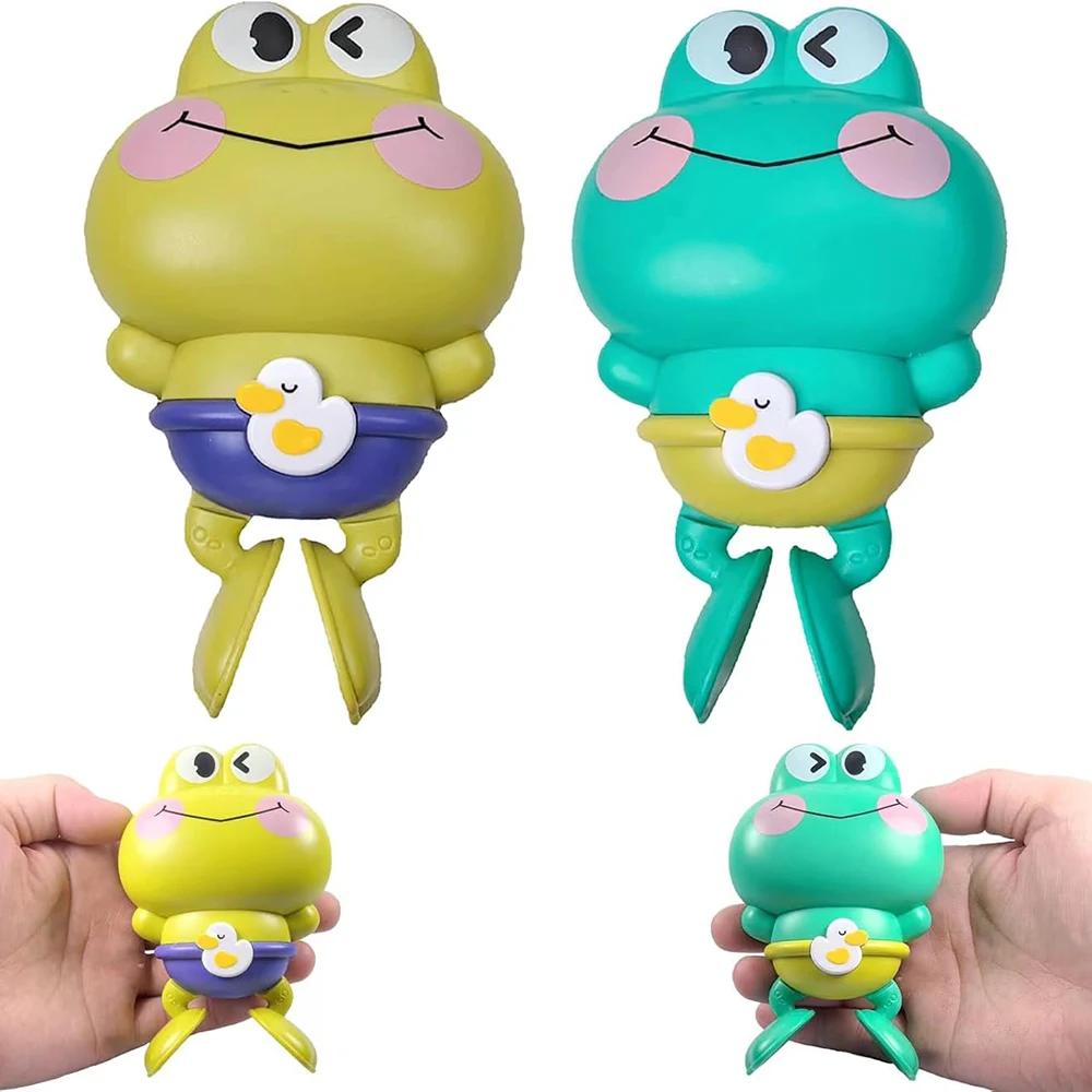 Jouets de bain de grenouille de natation à remonter pour les tout-petits, jouet d'eau Montessori ABS