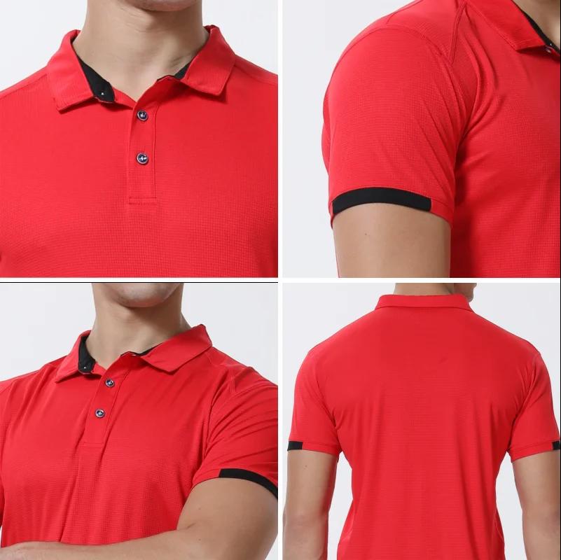Sport décontracté séchage rapide revers à manches courtes POLO combinaison de cyclisme costume de Fi