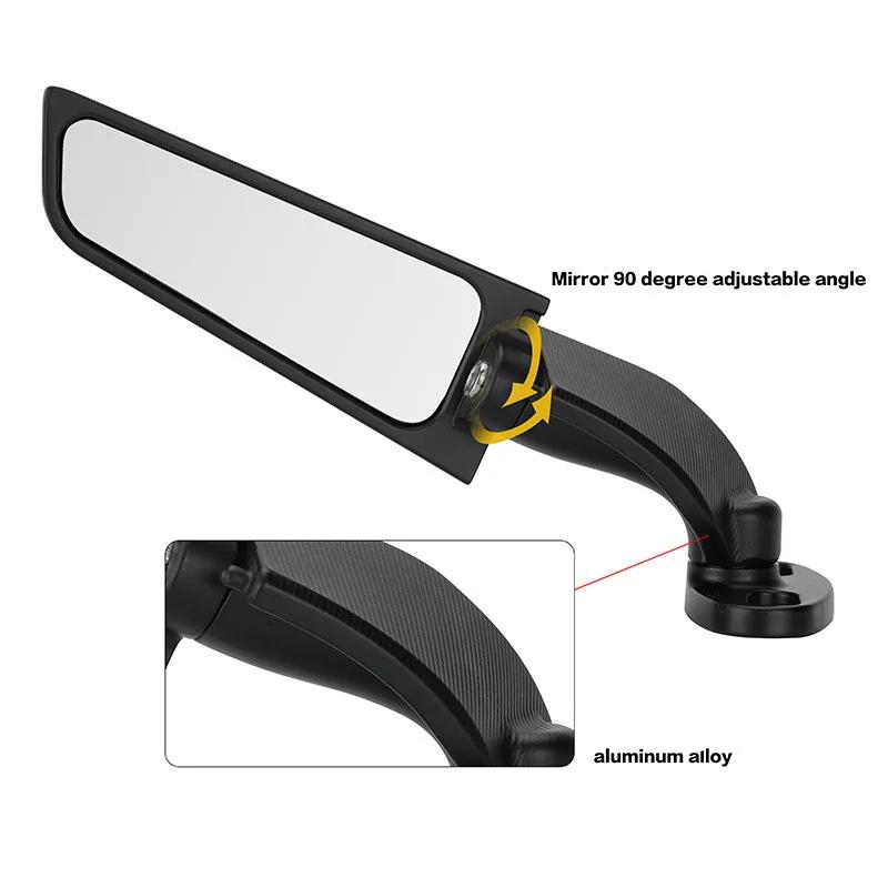 Rétroviseurs latéraux rotatifs réglables pour moto, pour BMW S1000RR Honda CBR YAMAHA YZF R6 R1 R25 