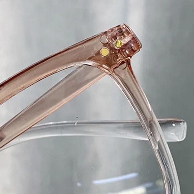 Montures de lunettes de style coréen, anti-lumière bleue, design amincissant, look naturel haut de g