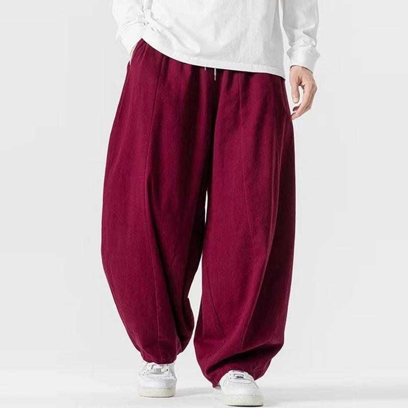 Pantalon Harem Décontracté Homme Grande Taille Nouvelle Collection Printemps 2026 Style Simple Stree