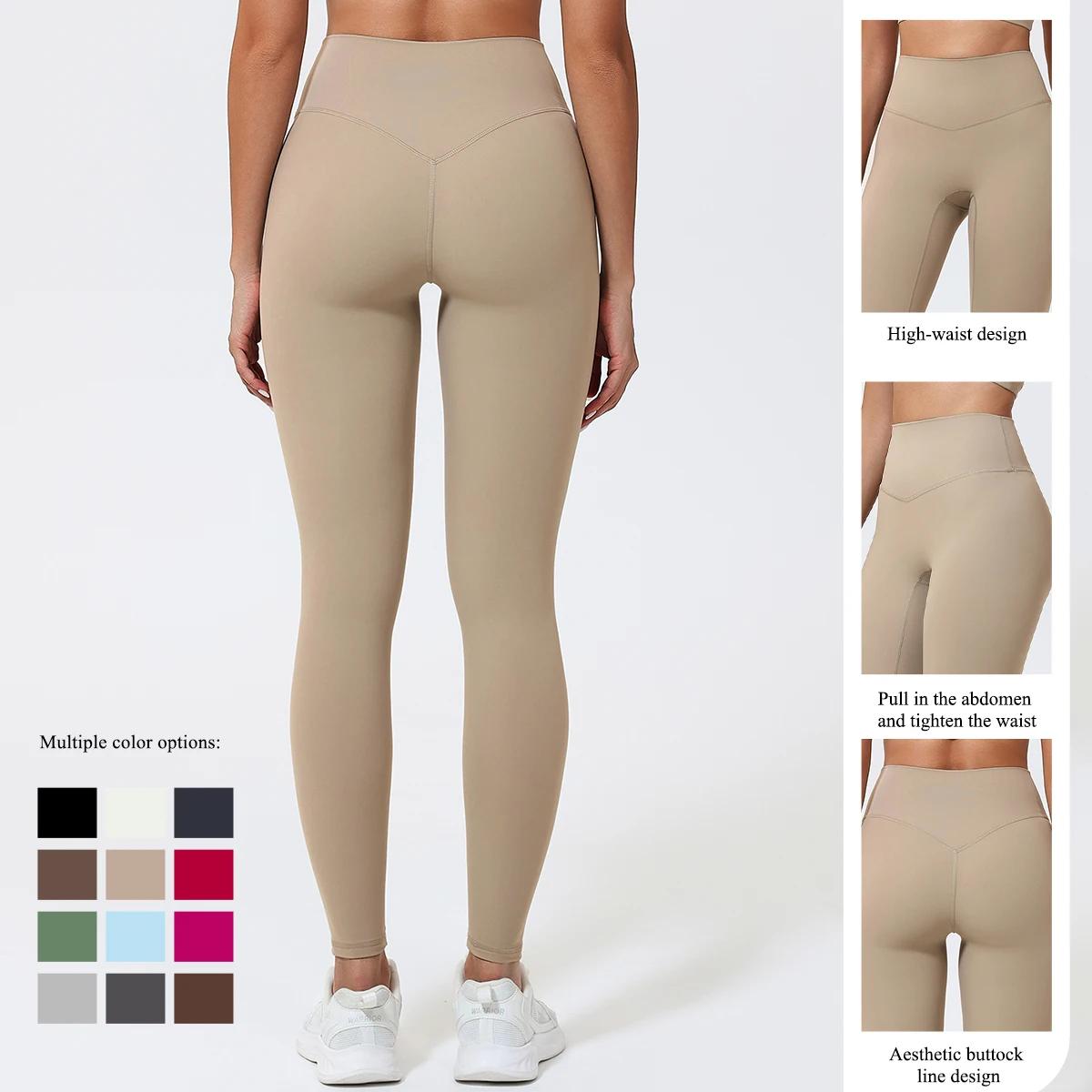 Nouveau Legging de Sport d'Été Taille Haute pour Femme, Pantalon de Gym, Legging de Course et d'Entr