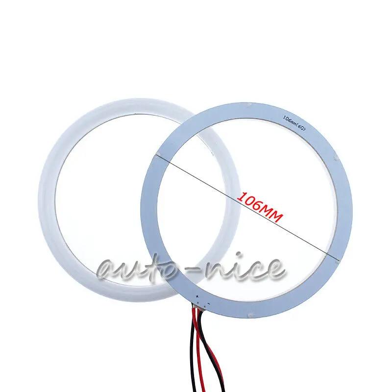 Anneau lumineux LED Angel Eye Halo, en coton blanc, pour BMW E46 OJ Coupé Facelift, 106mm