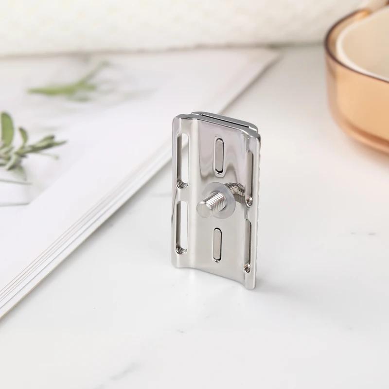 Tête de rasoir de sécurité polie en acier inoxydable YAQI Ghost 70SP 316, avec écart de lame de 0.7m