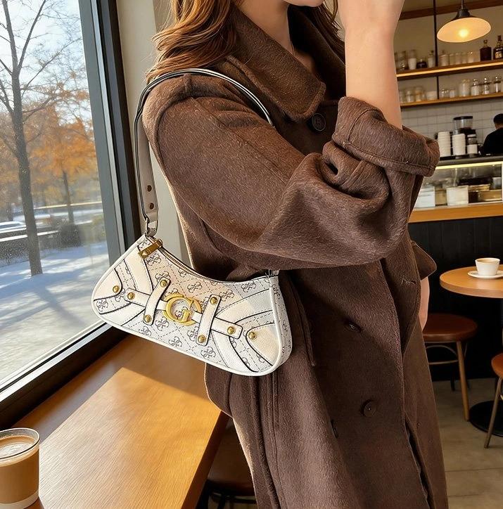 Sac fourre-tout simple et élégant pour femme, sac à bandoulière en cuir de créateur, sac à épaule te