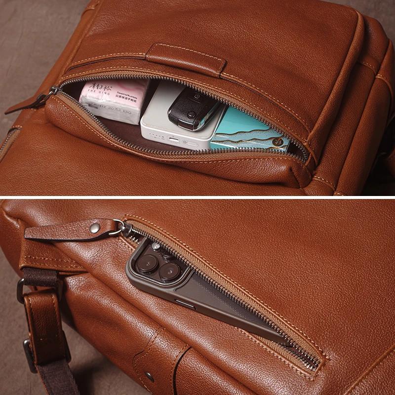 GURO marque de luxe sac à dos en cuir véritable hommes et femmes haute capacité week-end sac de voya