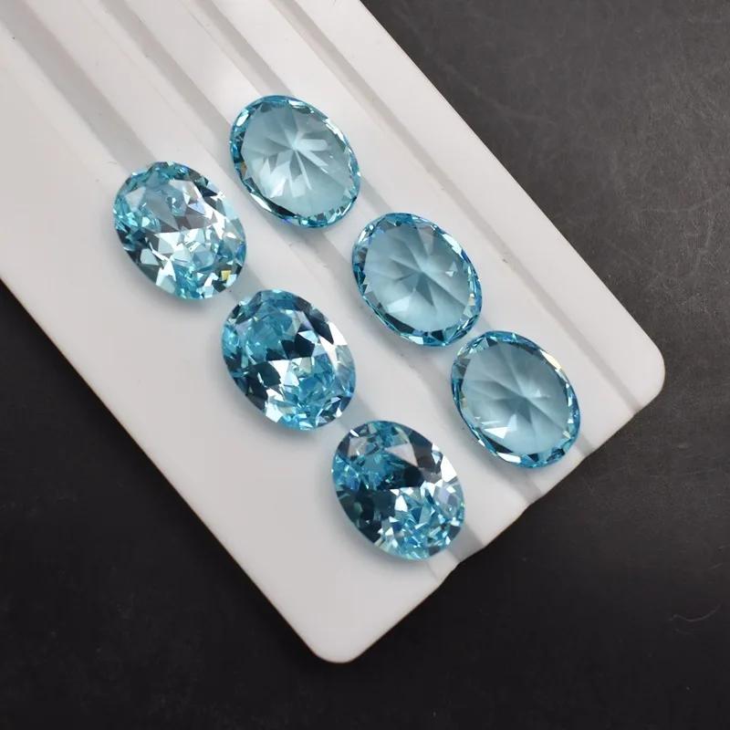Aigue-marine légère minée naturelle non chauffée, 12,50 Cts, 12x16mm, coupe ovale AAAA +, gemme ampl