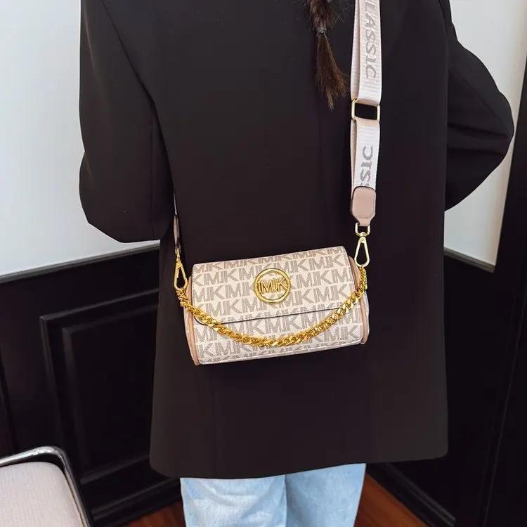 Sac à langer élégant en cuir classique populaire pour femmes, grande capacité, texturé, style rétro 