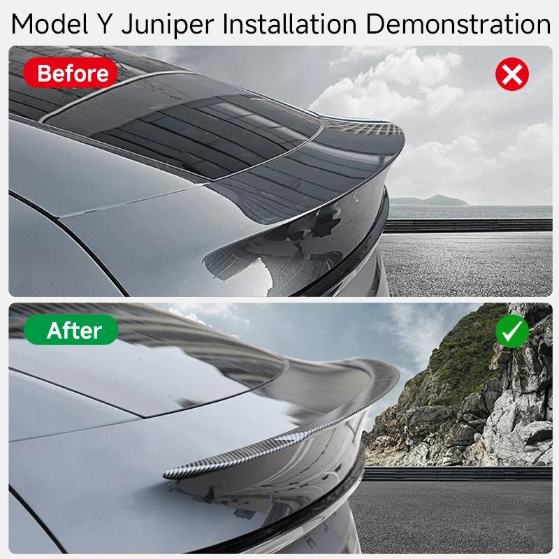 Aileron pour Tesla Model Y Juniper, accessoires d'aileron pour Tesla Model 3 Highland, accessoires 3