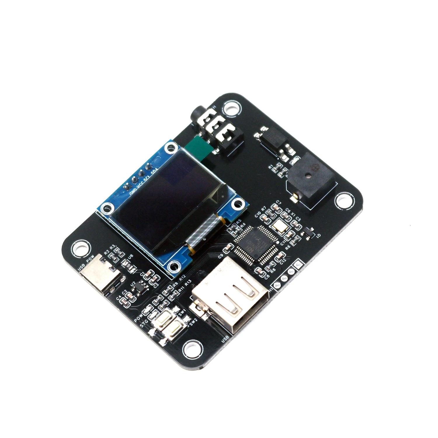 Clavier d'entraînement et de transmission de radio amateur CW avec écran OLED et USB, clavier électr