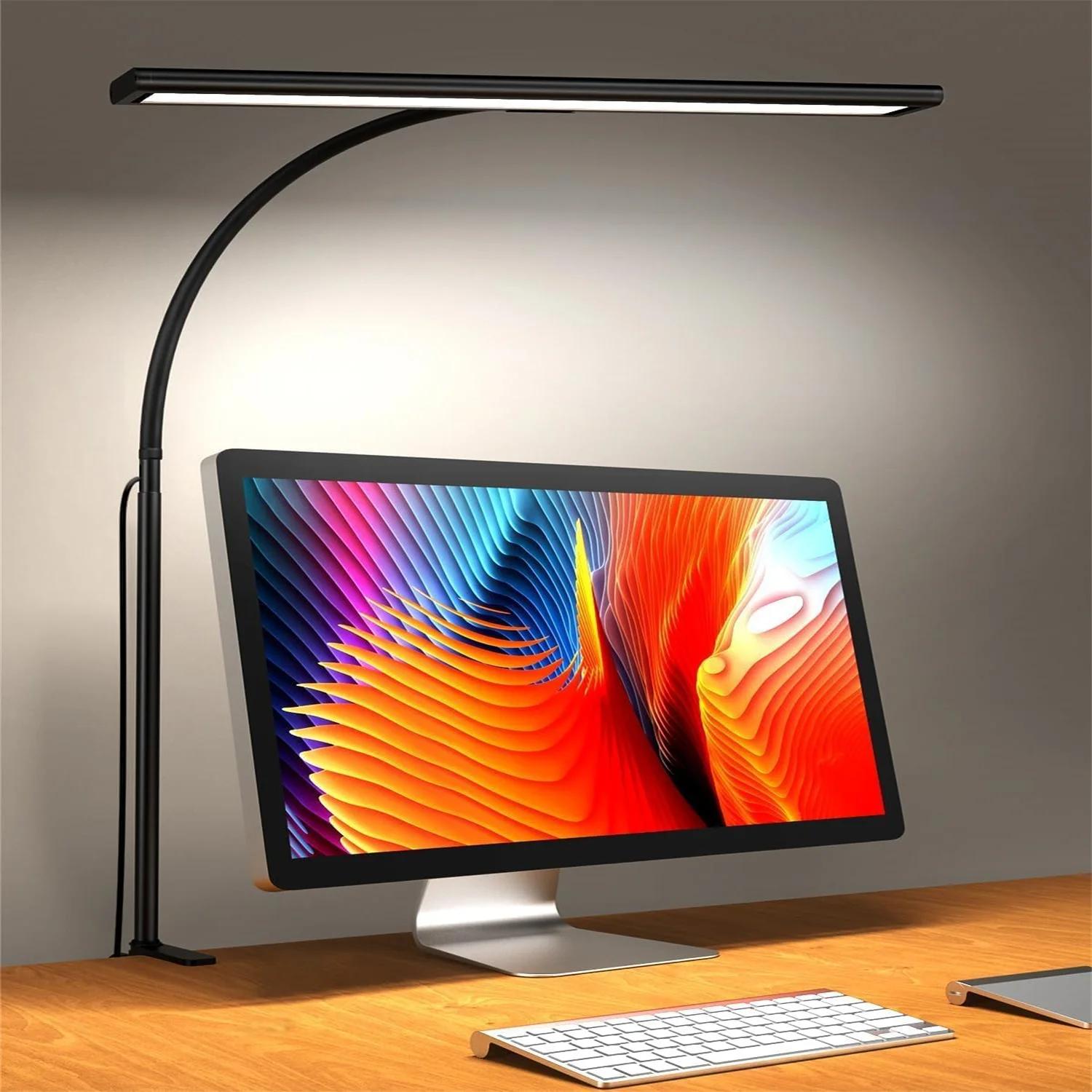 Barre lumineuse de moniteur LED pour écran d'ordinateur, lampe de bureau USB à intensité variable en
