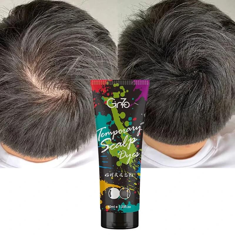 GINZO correcteur de cheveux pour hommes imperméable noir brun correcteur de calvitie crème amincisse