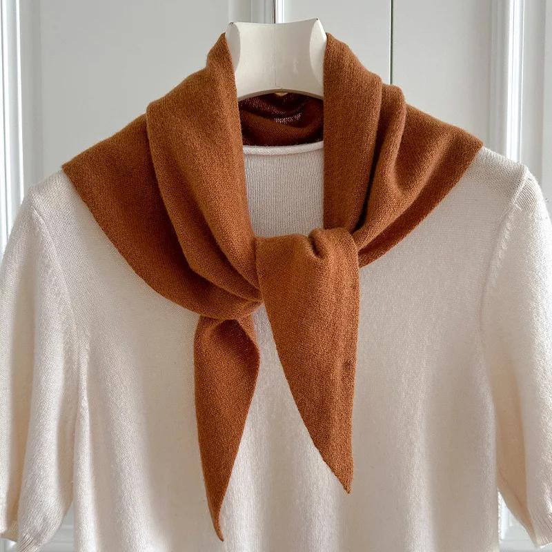 100% laine hiver écharpe femmes chaud foulards grande taille brillant couleur unie Design épaissi ch