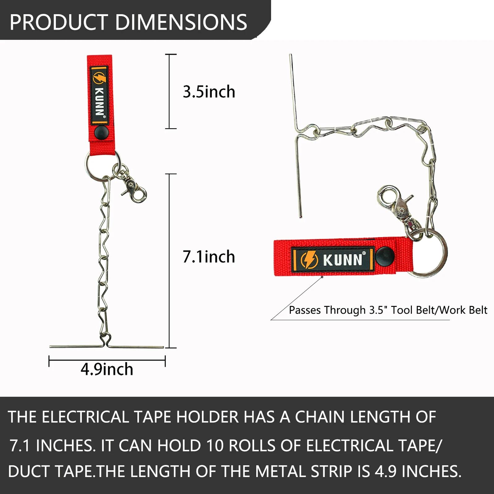 KUNN Porte-ruban électrique, string à ruban à double usage, chaîne porte-ruban rapide améliorée pour