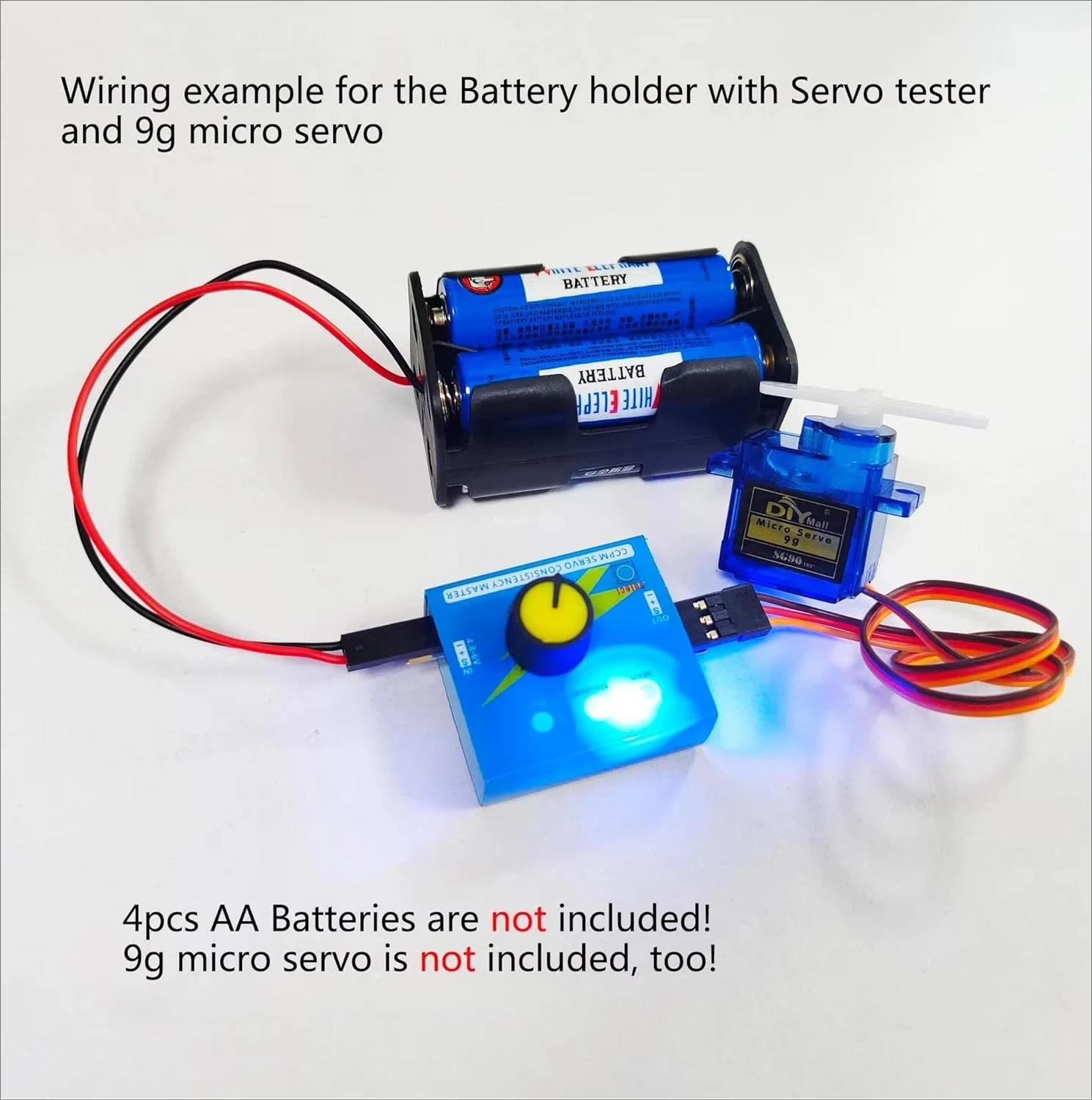 Testeur de servomoteur numérique 3CH, contrôleur de vitesse ESC, vérificateur CCPM, maître de Consis