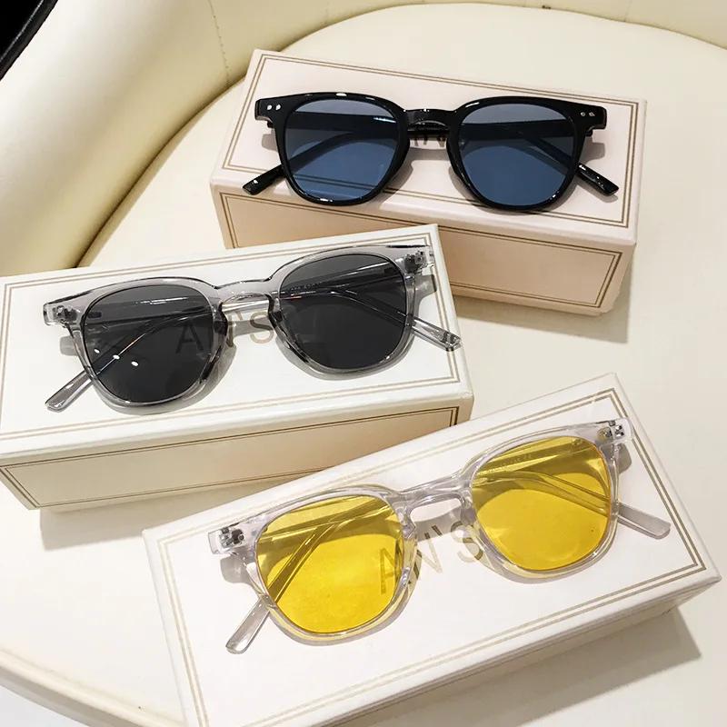 Nouvelles Lunettes de Soleil Carrées Vintage pour Femmes et Hommes, Marque de Luxe, Petites Lunettes