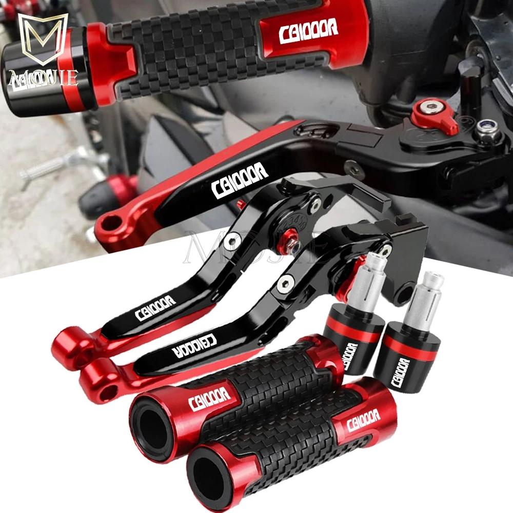 Leviers d'embrayage de frein de moto guidon extrémités de la poignée poignées pour Honda CB1000R 200