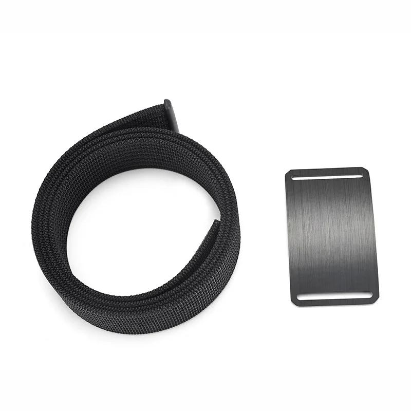 Boucle en aluminium ceinture en Nylon nouvelle ceinture extérieure hommes décontracté toile tissé ce
