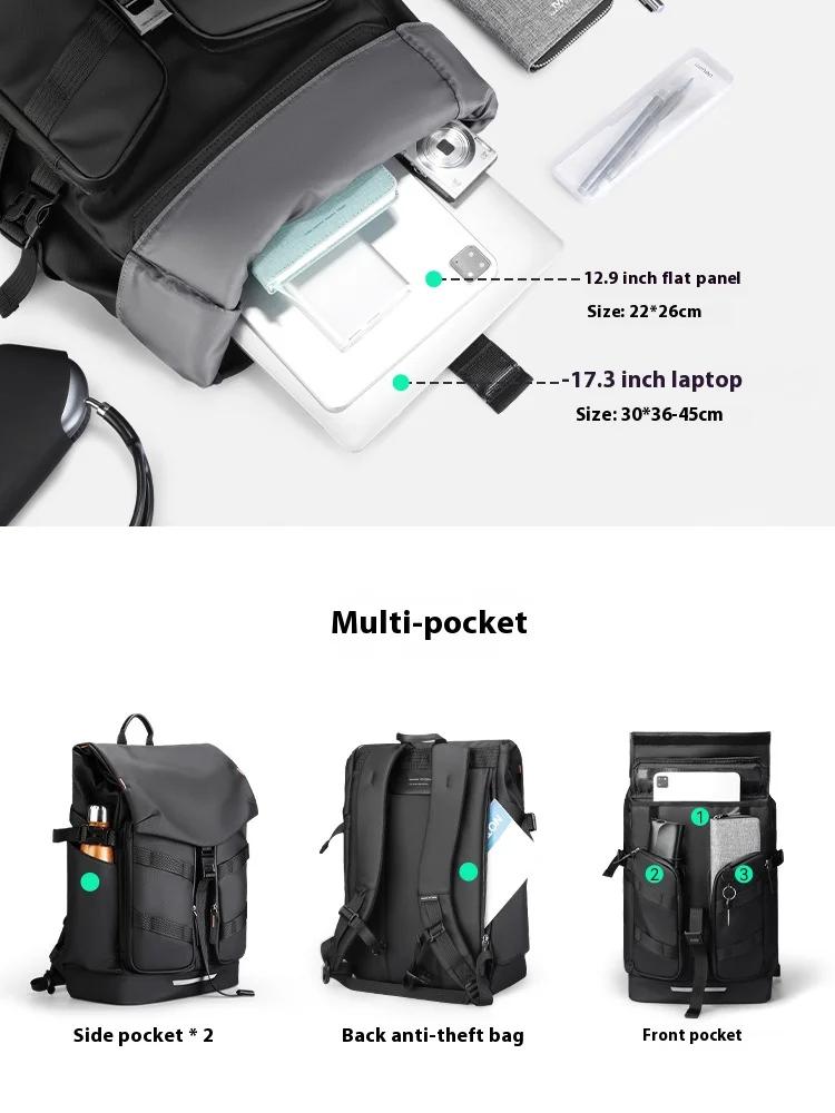 Mark Ryden-Sac à dos extensible pour ordinateur portable 17.3 ", unisexe, idéal pour les voyages d'a