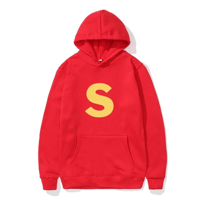 Alvin et les Chipmunks_ The Squeakquel's Pullover Femme Manfashion Sweat-shirt à épaules tombantes d
