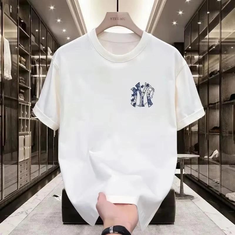 Nouveau T-shirt décontracté à manches courtes pour hommes et femmes, version été, tendance, coupe am