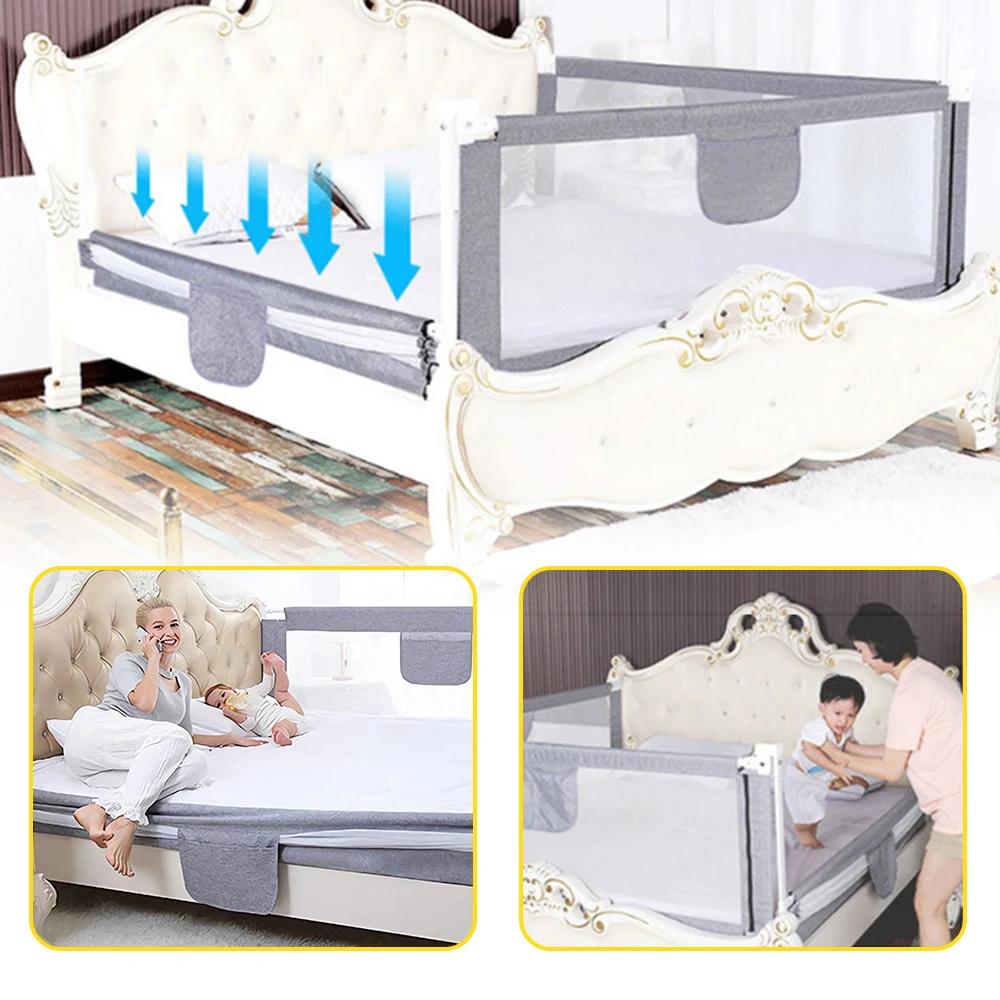 Barrière de Lit Extra-Large de Protection de Lit pour Tout-Petit Accessoire de Chambre pour Garçons 